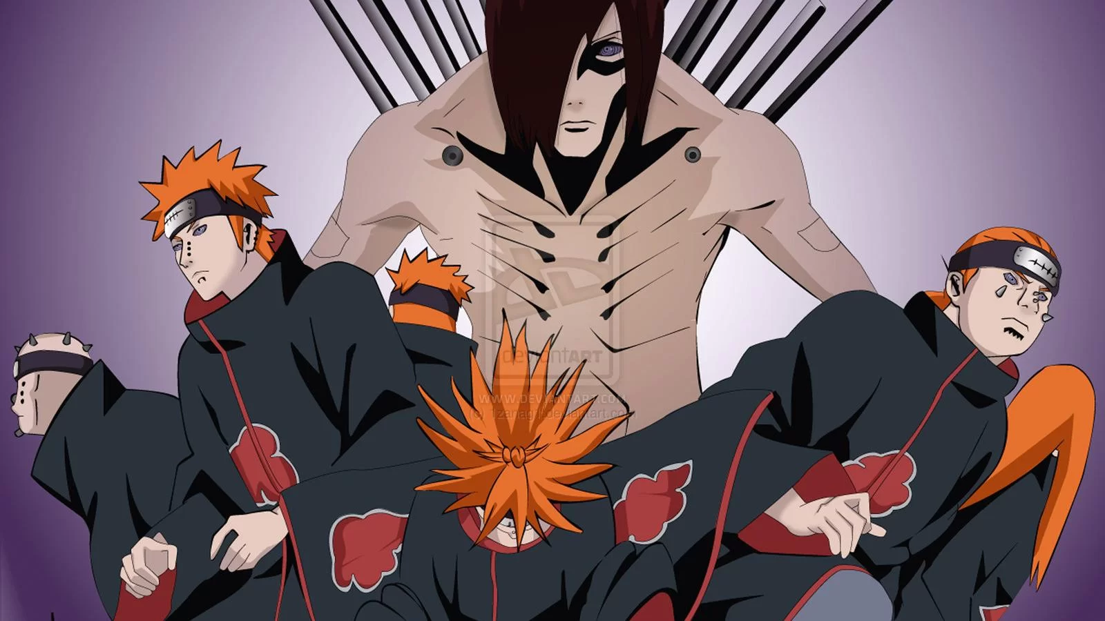 Free Download Naruto Six Paths Of Pain Wallpaper Page 1093237 (1600 x 900)