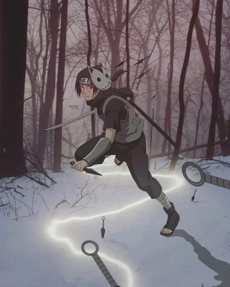 Free Download Naruto Snow Forest Wallpaper Page 1106287 (736 x 920)