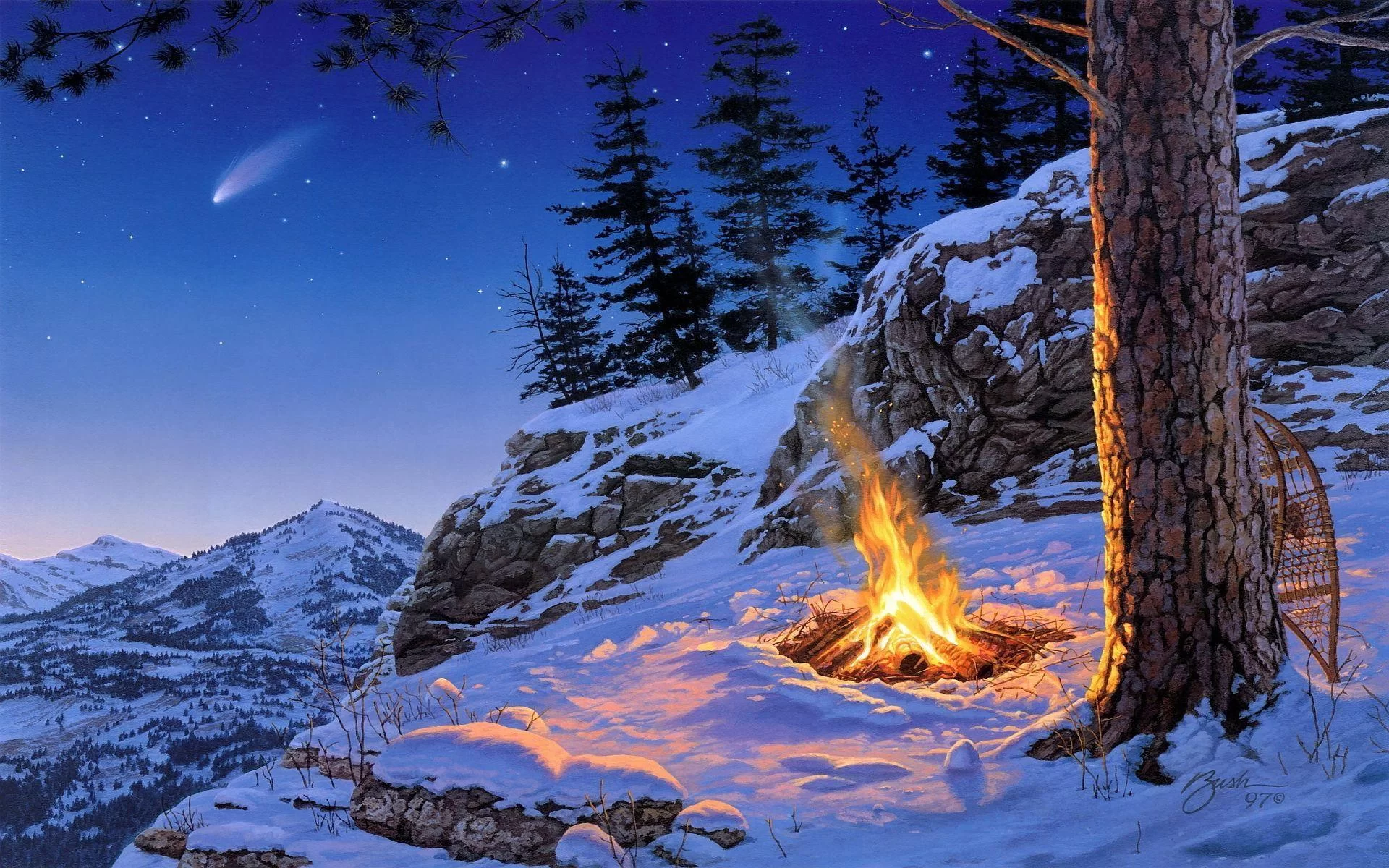 Free Download Naruto Snow Forest Wallpaper Page 1106337 (1920 x 1200)