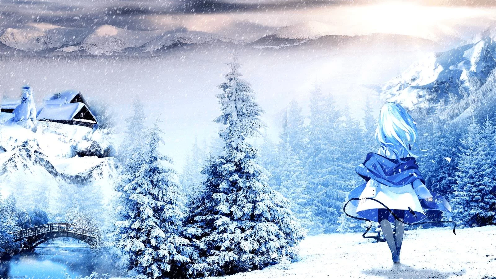 Free Download Naruto Snow Forest Wallpaper Page 1106358 (1600 x 900)