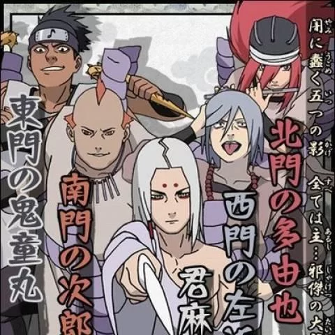 Free Download Naruto Sound Five Wallpaper Page 1107220 (480 x 480)