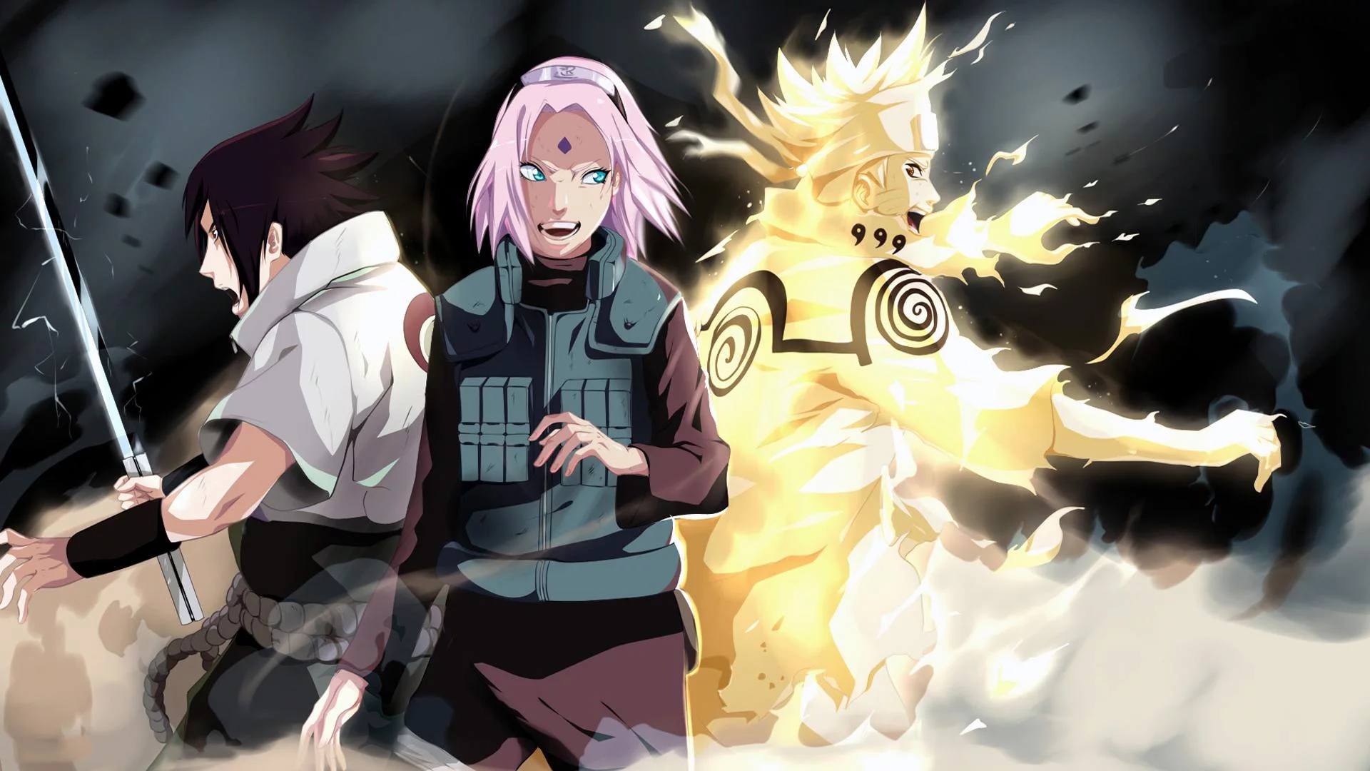 Free Download Naruto The Team Wallpaper Hd Page 1108304 (1920 x 1080)