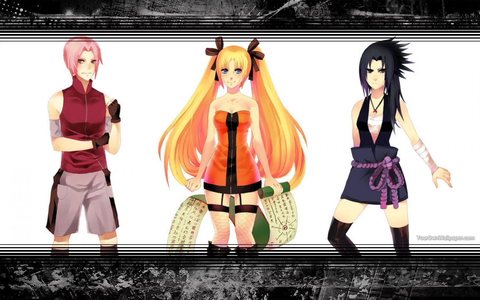 Free Download Naruto Squad 7 Wallpaper Page 1108329 (1680 x 1050)