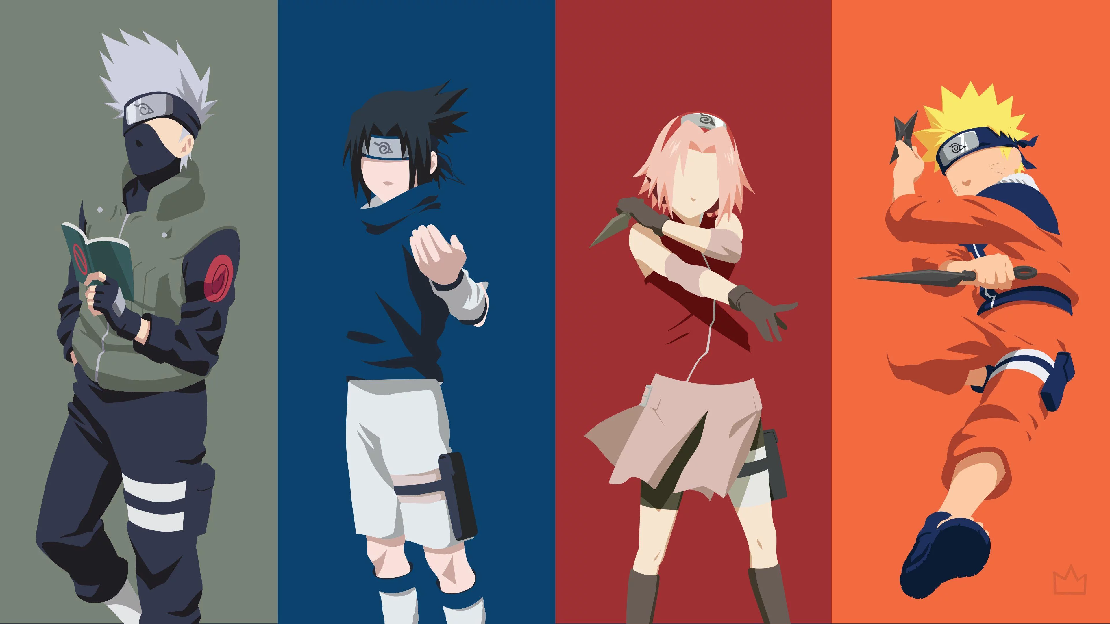 Free Download Naruto Team 7 Wallpaper Download Page 1110208 (3840 x 2160)