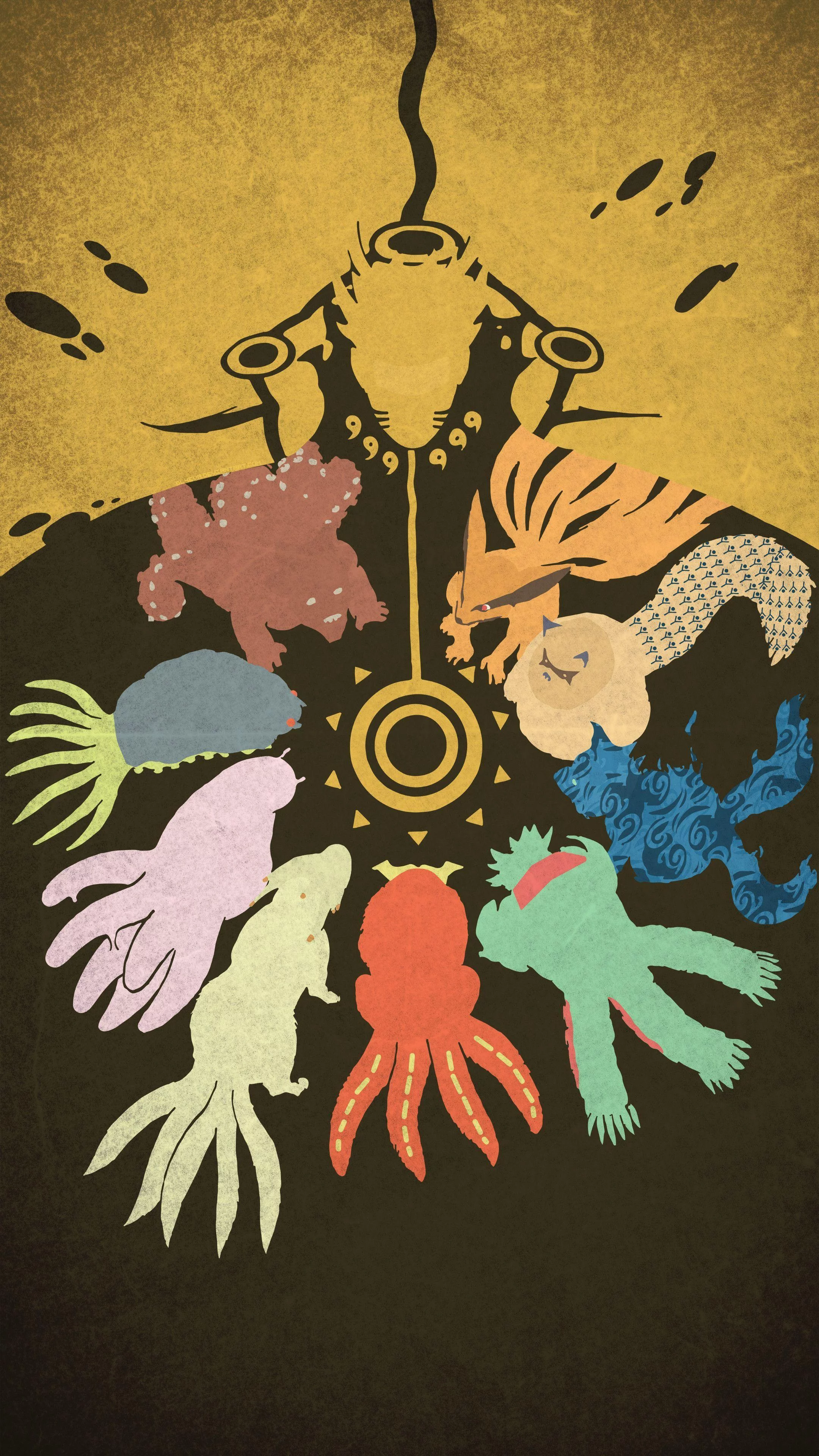 Free Download Naruto Tail Beasts Desktop Wallpaper Hd Page 1142955 (2160 x 3840)
