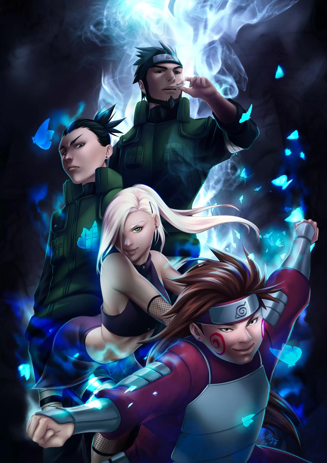 Free Download Naruto Team 10 Wallpaper Page 1150914 (1355 x 1920)
