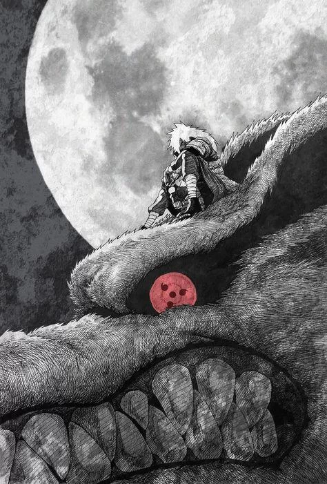 Free Download Naruto Tailed Beasts Wallpaper Black And White Page 1158837 (474 x 701)