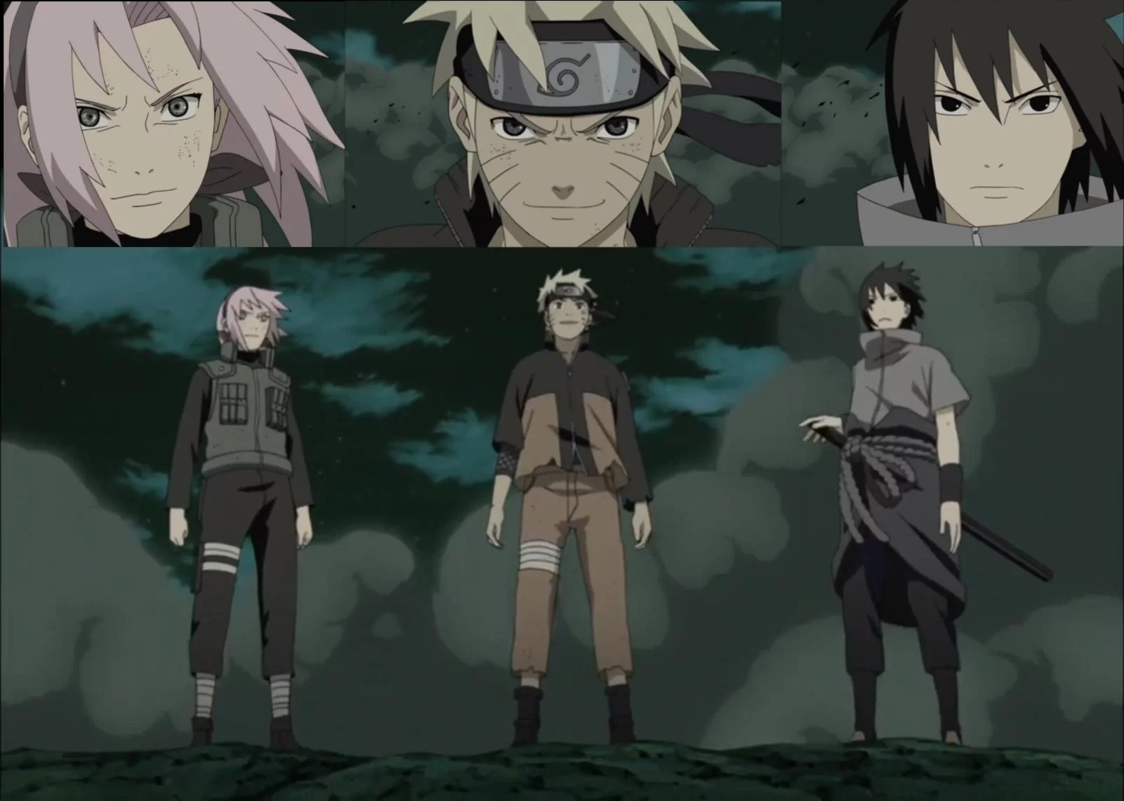 Free Download Naruto Team 7 Reunites Wallpaper Page 1159109 (1601 x 1141)