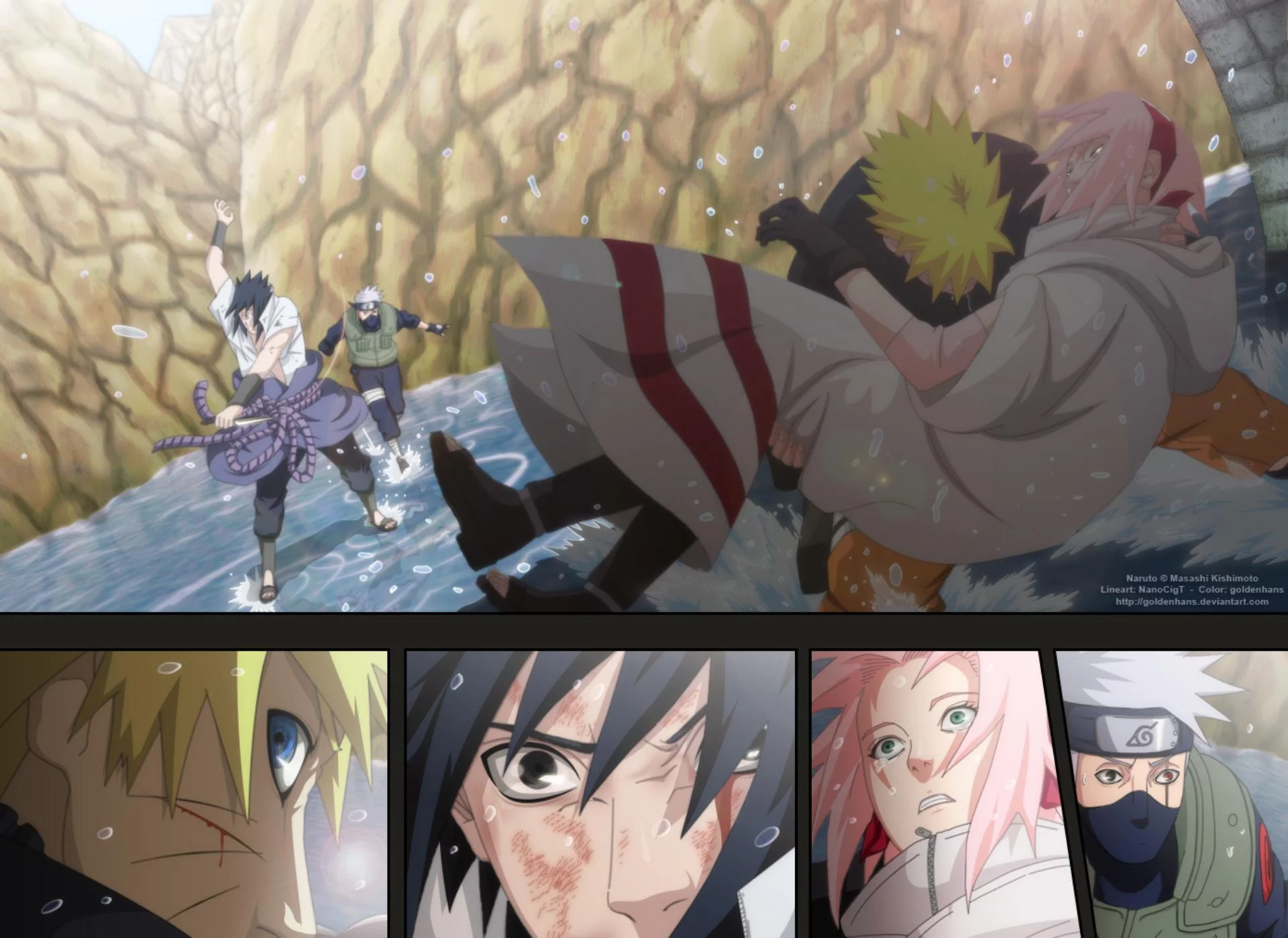 Free Download Naruto Team 7 Reunites Wallpaper Page 1159141 (1920 x 1398)