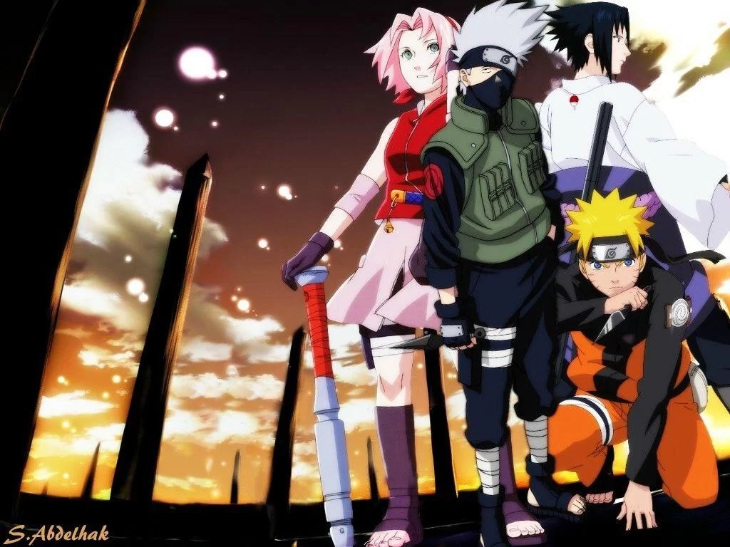 Free Download Naruto Team 7 Vertical Wallpaper Page 1159163 (1024 x 768)