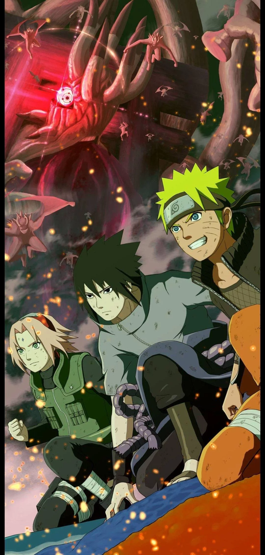 Free Download Naruto Team 7 Vertical Wallpaper Page 1159180 (1080 x 2260)