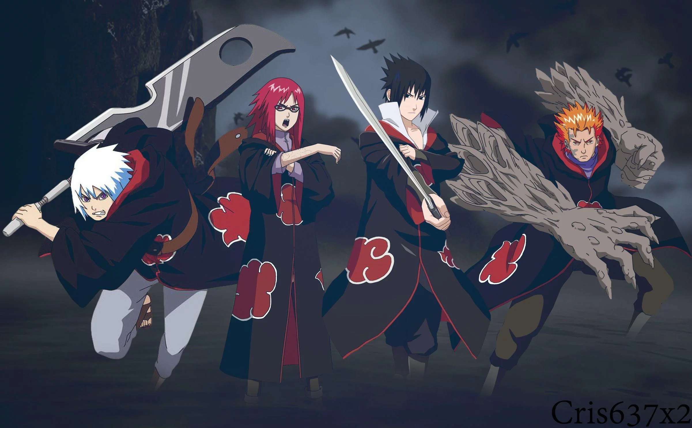 Free Download Naruto Team Taka Wallpaper Page 1160547 (2402 x 1486)