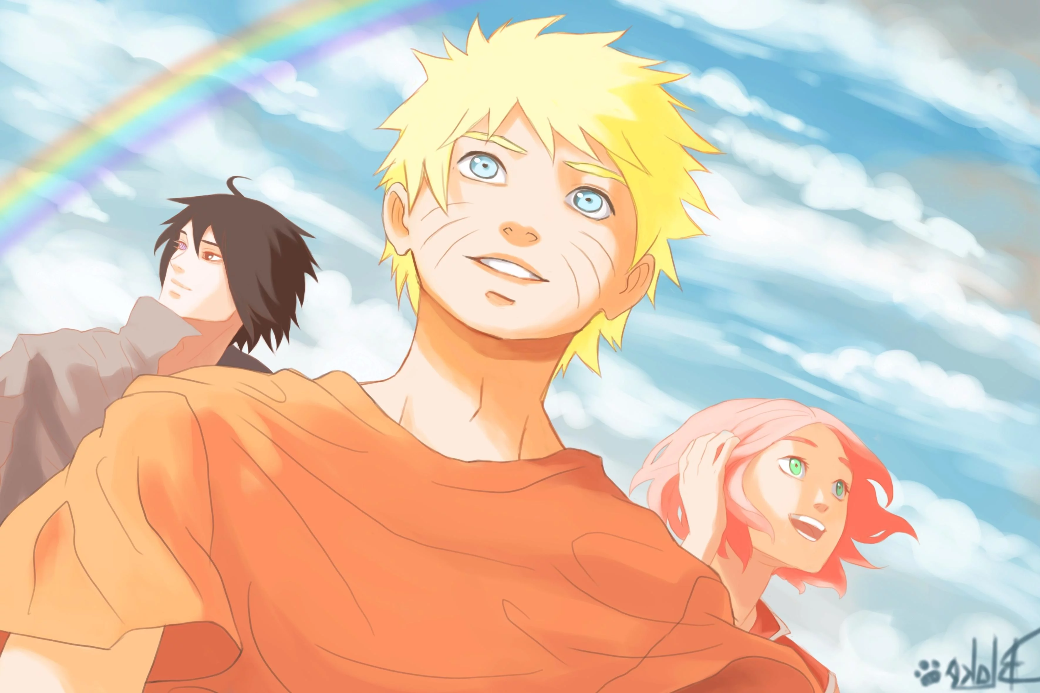 Free Download Naruto Team 7 Wallpaper Download Page 1160923 (3543 x 2362)