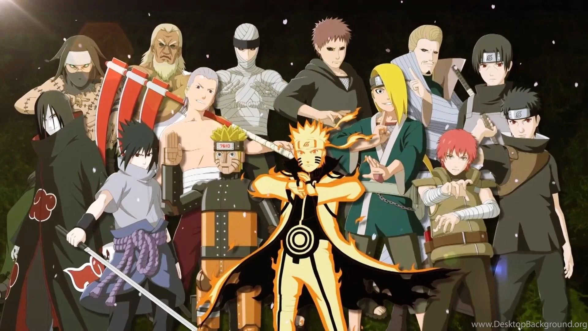 Free Download Naruto A Bunch Of Characters Wallpaper Page 11611 (1920 x 1080)