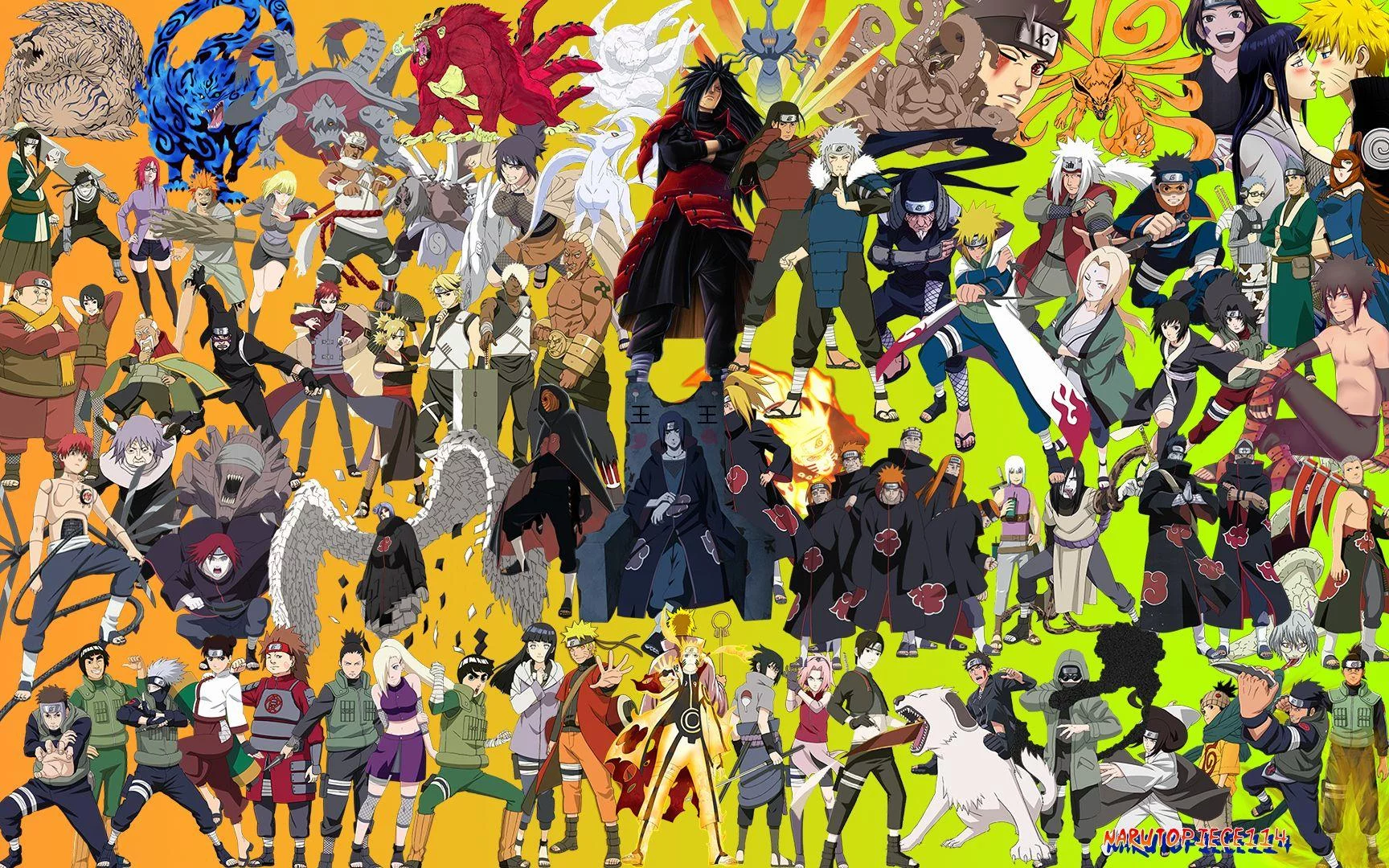 Free Download Naruto A Bunch Of Characters Wallpaper Page 11633 (1728 x 1080)