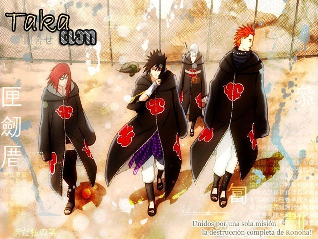 Free Download Naruto Team Taka Wallpaper Page 1167268 (1024 x 768)