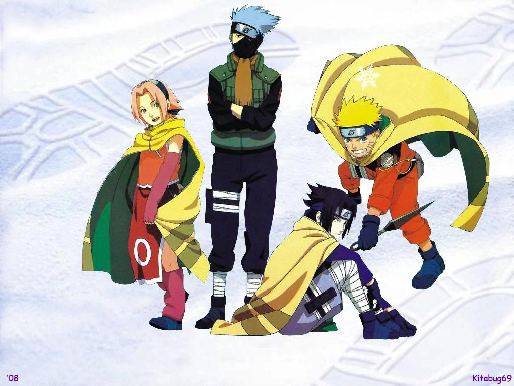 Free Download Naruto Tim 7 Wallpaper Page 1182349 (1024 x 768)