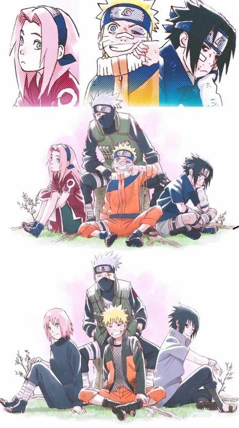 Free Download Naruto Tim 7 Wallpaper Page 1182367 (473 x 844)