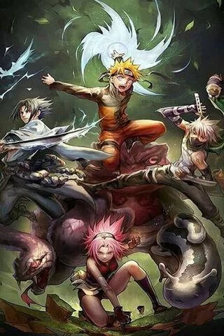 Free Download Naruto Tim 7 Wallpaper Page 1182368 (320 x 480)