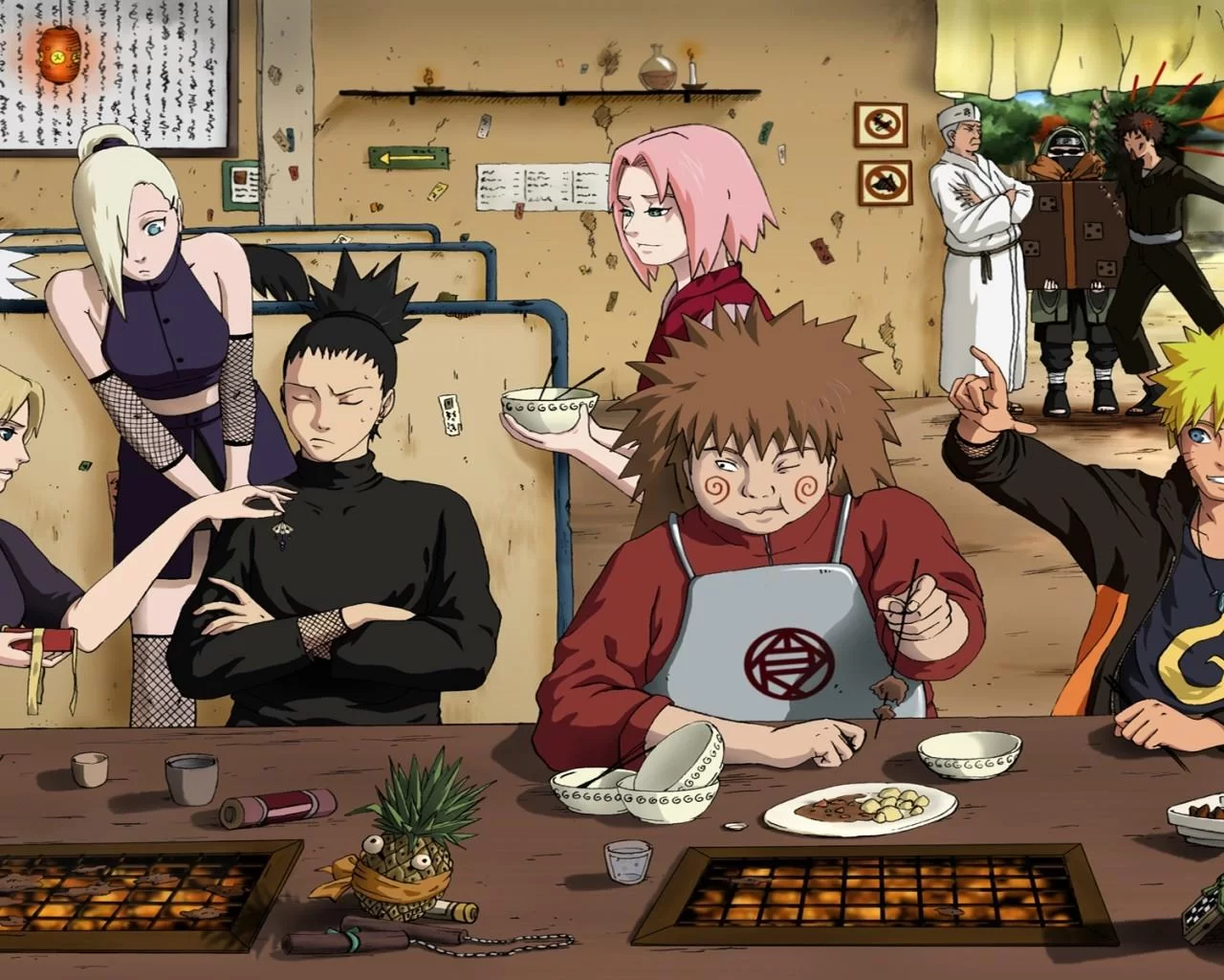 Free Download Naruto Trapped In Screen Wallpaper Page 1186653 (1280 x 1024)