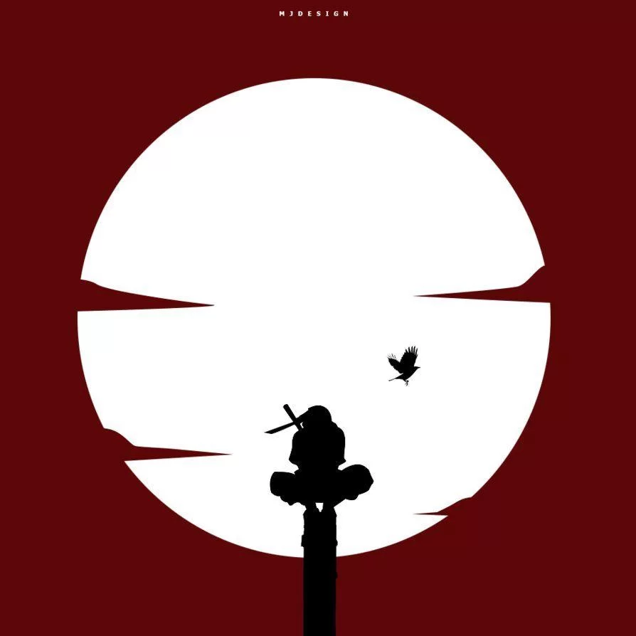 Free Download Naruto Uchiha Moon Phone Wallpaper Page 1190230 (894 x 894)