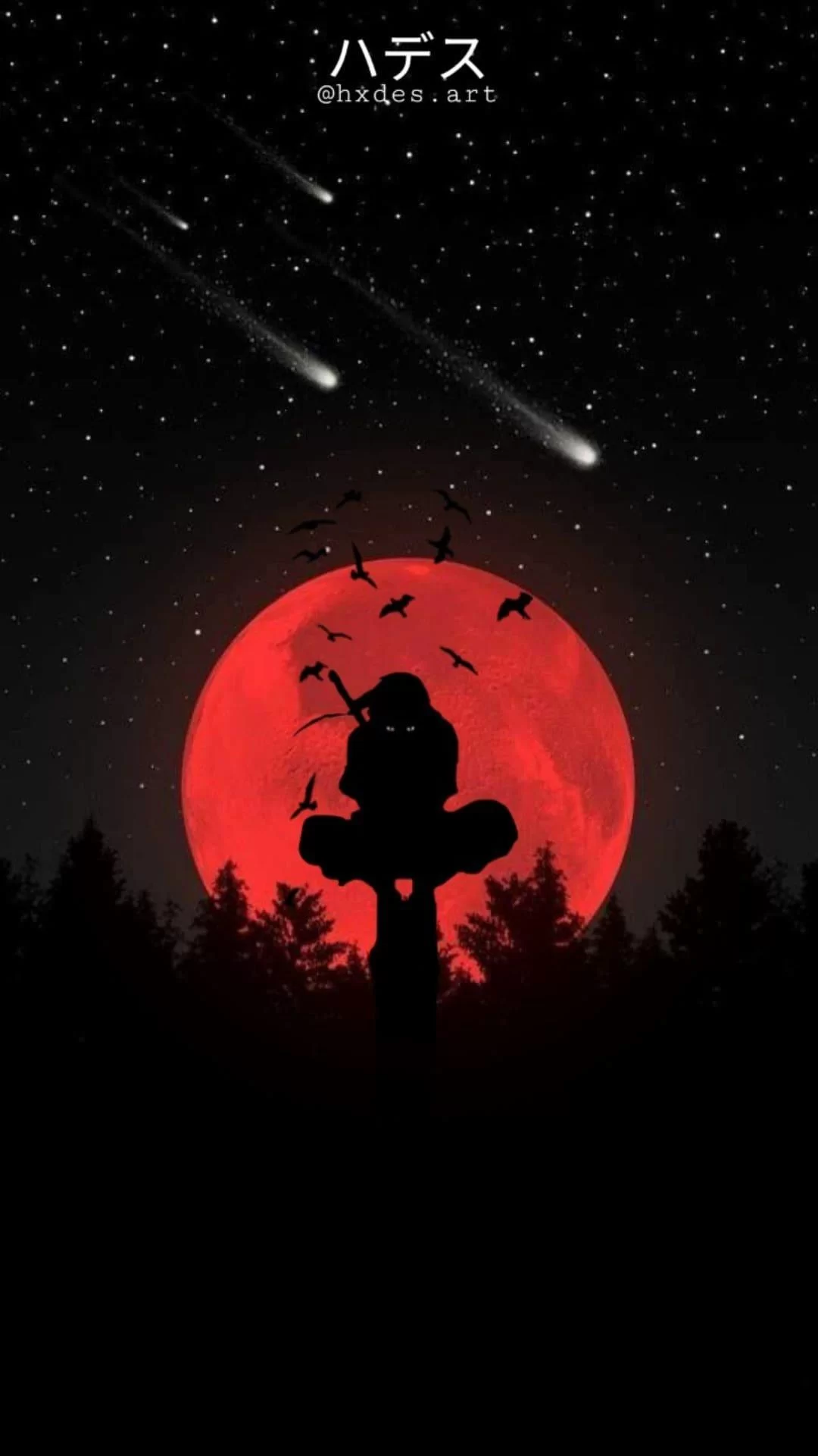 Free Download Naruto Uchiha Moon Phone Wallpaper Page 1190243 (1080 x 1920)