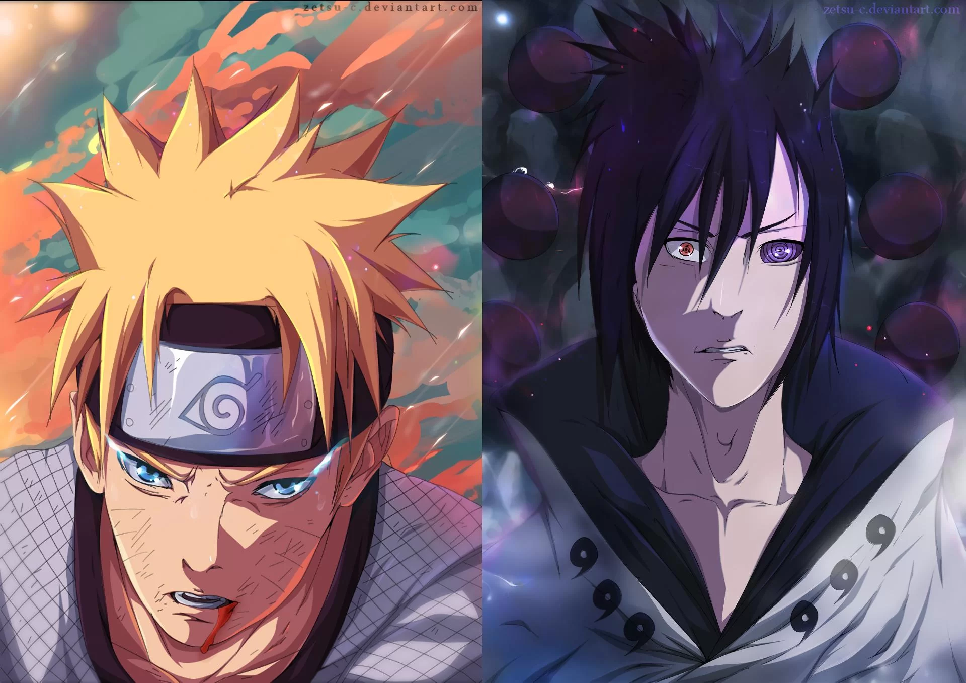 Free Download Naruto Uzumaki And Sasuke Uchiha Wallpaper Hd Page 1199365 (1920 x 1357)