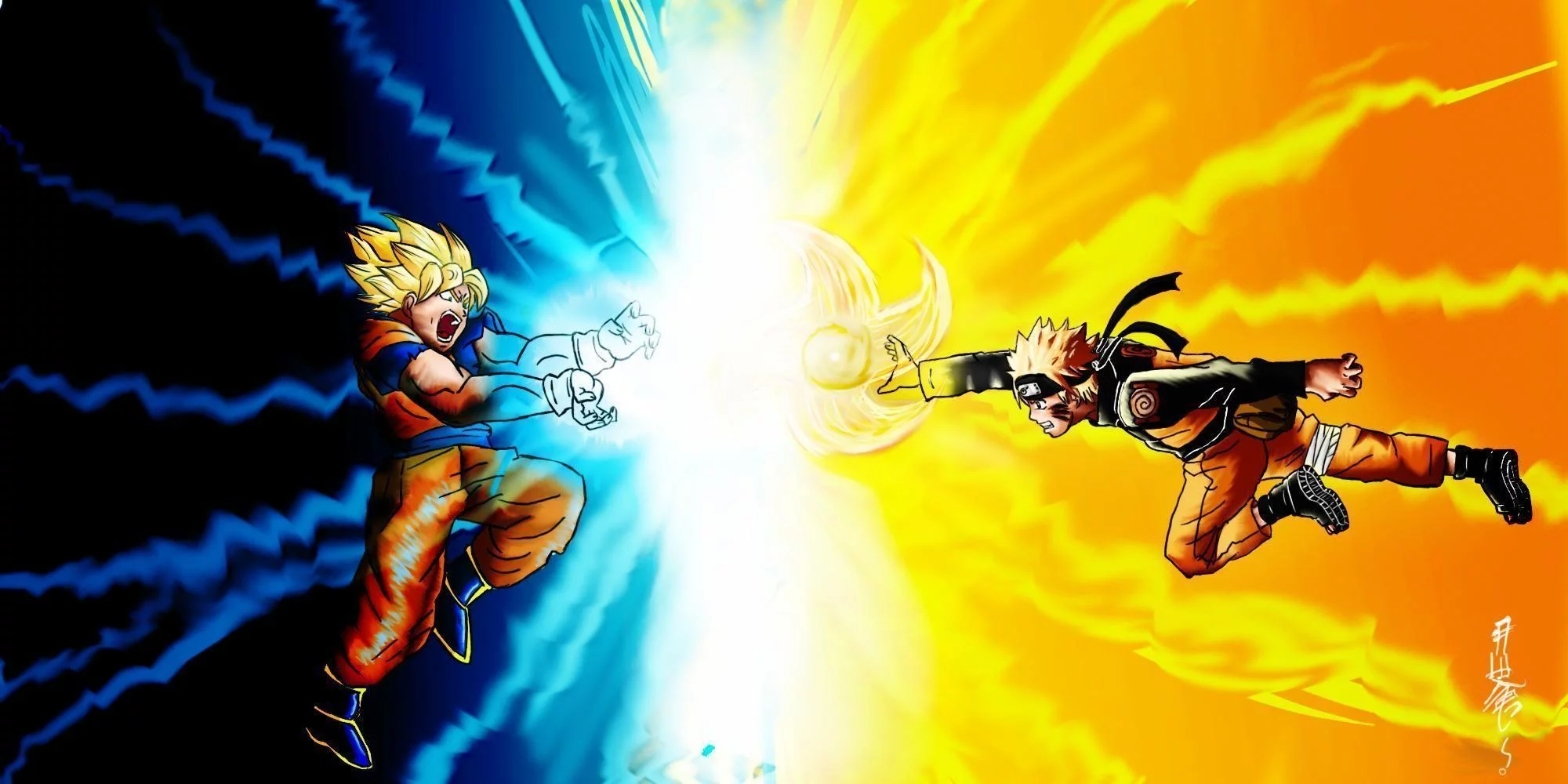 Free Download Goku Vs Naruto Wallpaper Hd Page 12 (2000 x 1000)