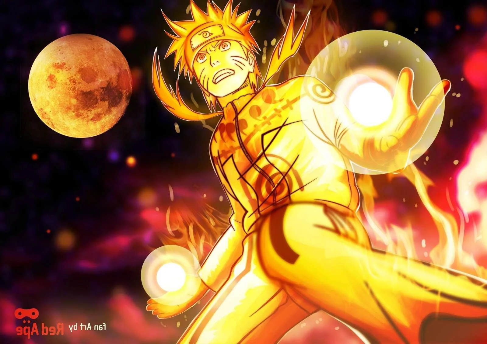Free Download Naruto Uzumaki Kyuubi Mode Wallpaper Page 1203695 (1600 x 1131)