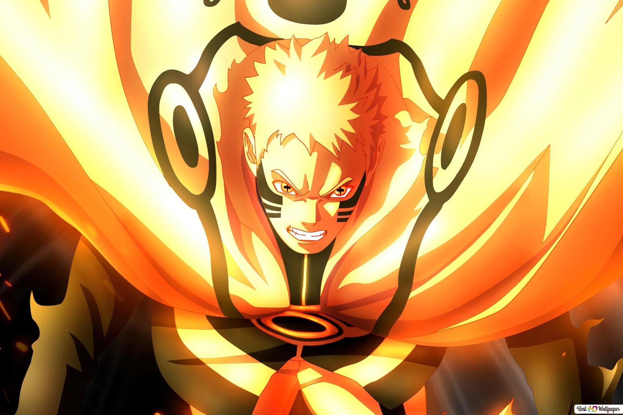 Free Download Naruto Nine Tailed Chakra Mode Wallpaper Page 12062 (2000 x 1333)