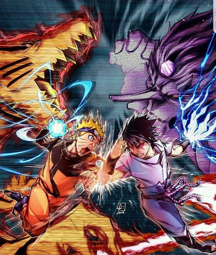 Free Download Naruto Uzumaki Vs Sasuke Uchiha Wallpaper Page 1208605 (736 x 866)