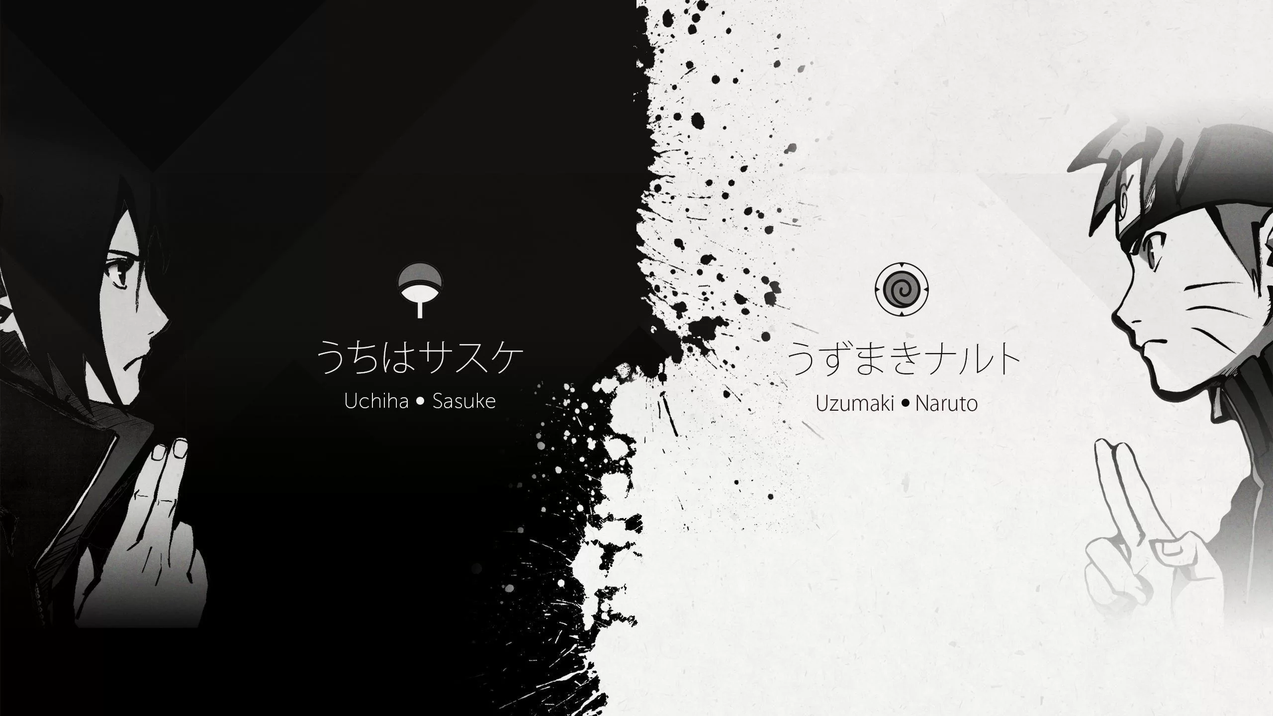 Free Download Naruto Uzumaki Vs Sasuke Uchiha Wallpaper Page 1208623 (2560 x 1440)