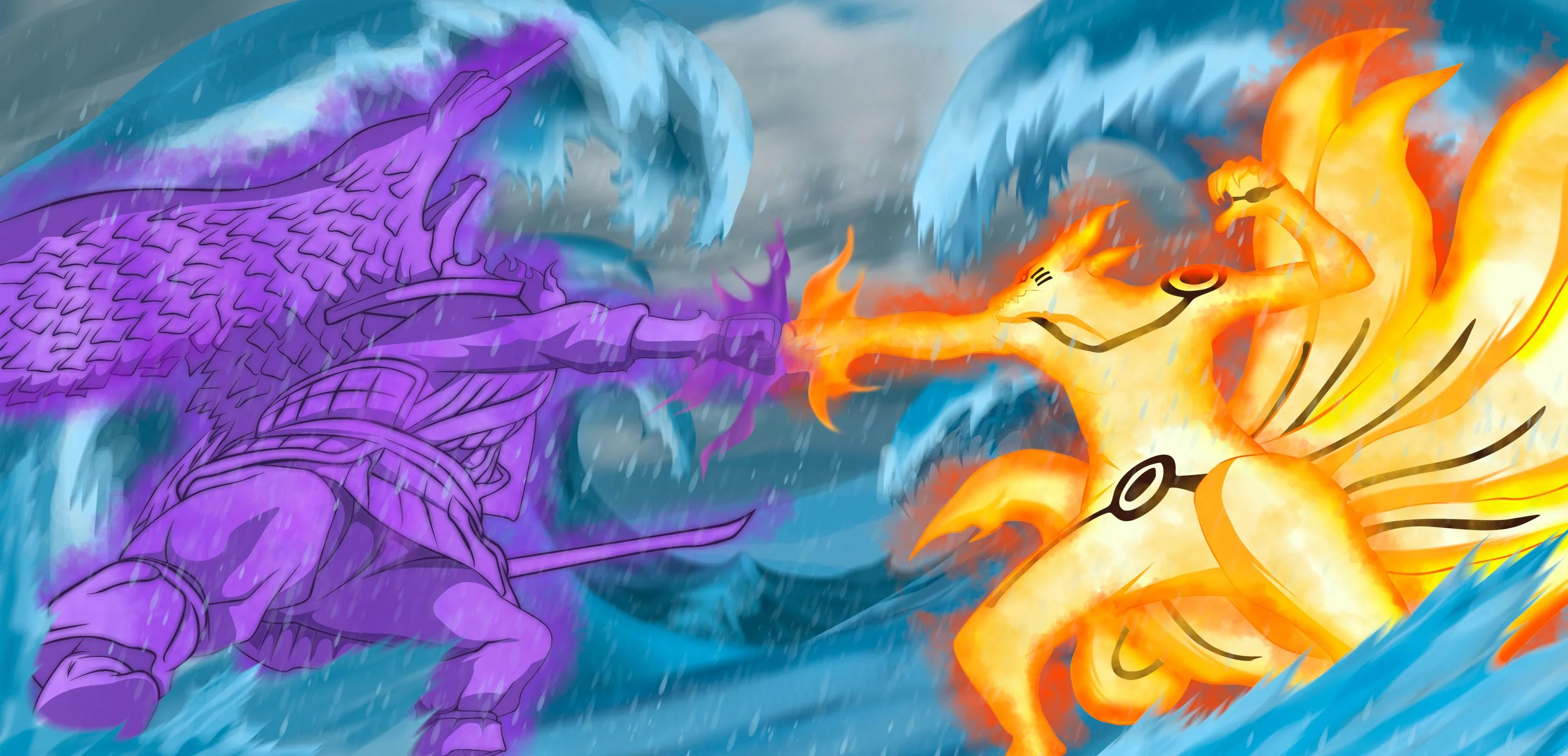 Free Download Naruto Uzumaki Vs Sasuke Uchiha Wallpaper Page 1208624 (3000 x 1448)