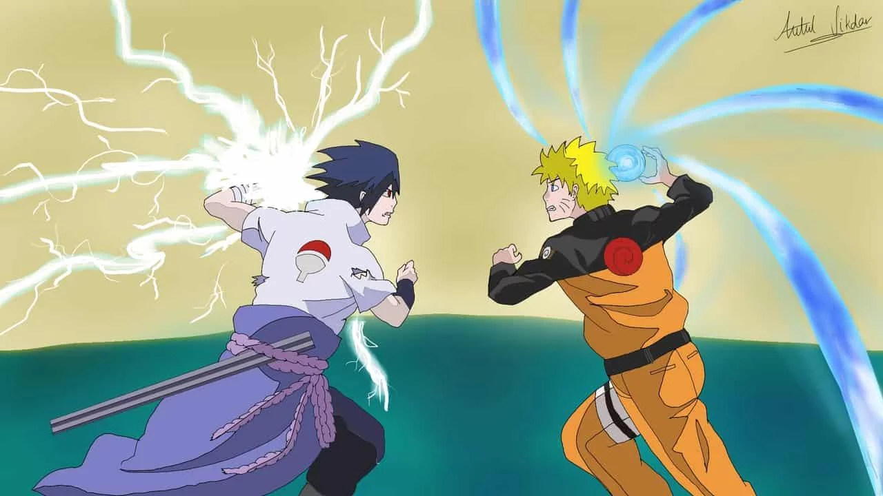 Free Download Sasuke Vs Naruto Wallpaper Art Page 12419 (1280 x 720)