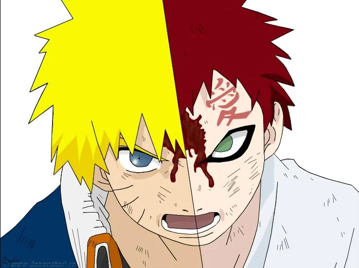 Free Download Naruto Vs Gaara Wallpaper Page 1242276 (738 x 551)