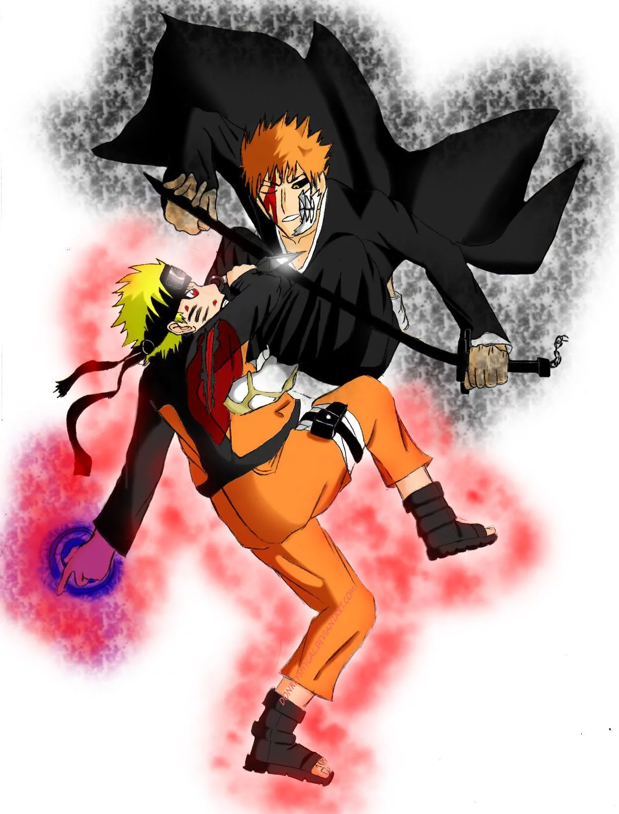 Free Download Naruto Vs Ichigo Wallpaper Page 1244624 (1245 x 1636)
