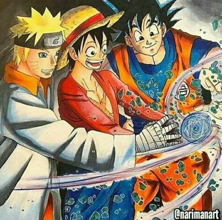Free Download Naruto Vs Luffy Vs Goku Wallpapers Page 1251239 (720 x 715)
