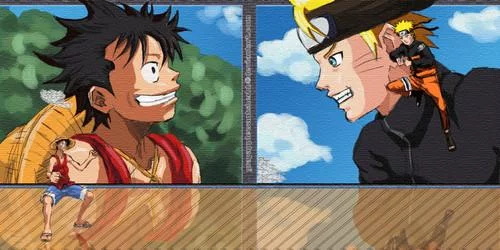 Free Download Naruto Vs Luffy Wallpaper Page 1251264 (500 x 250)