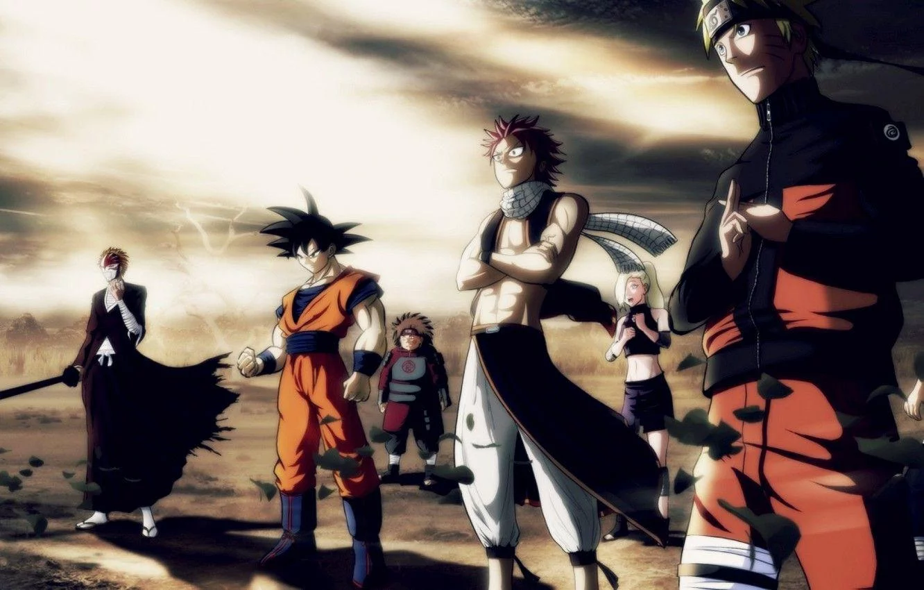 Free Download Naruto Bleach One Piece Fairy Tail Wallpaper Page 126455 (1332 x 850)