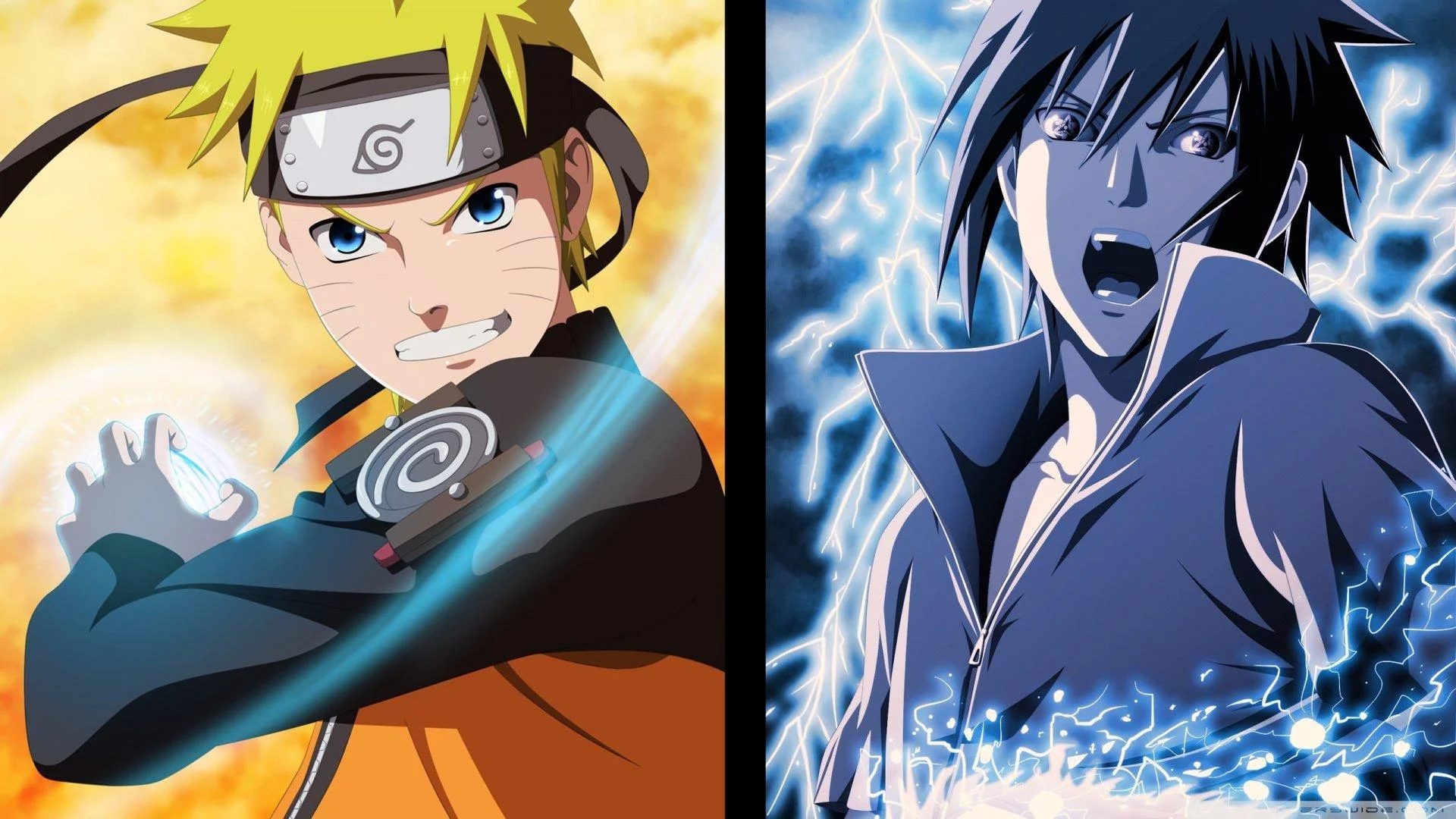 Free Download Naruto Vs Sasuke 16k Wallpaper Page 1268140 (1920 x 1080)