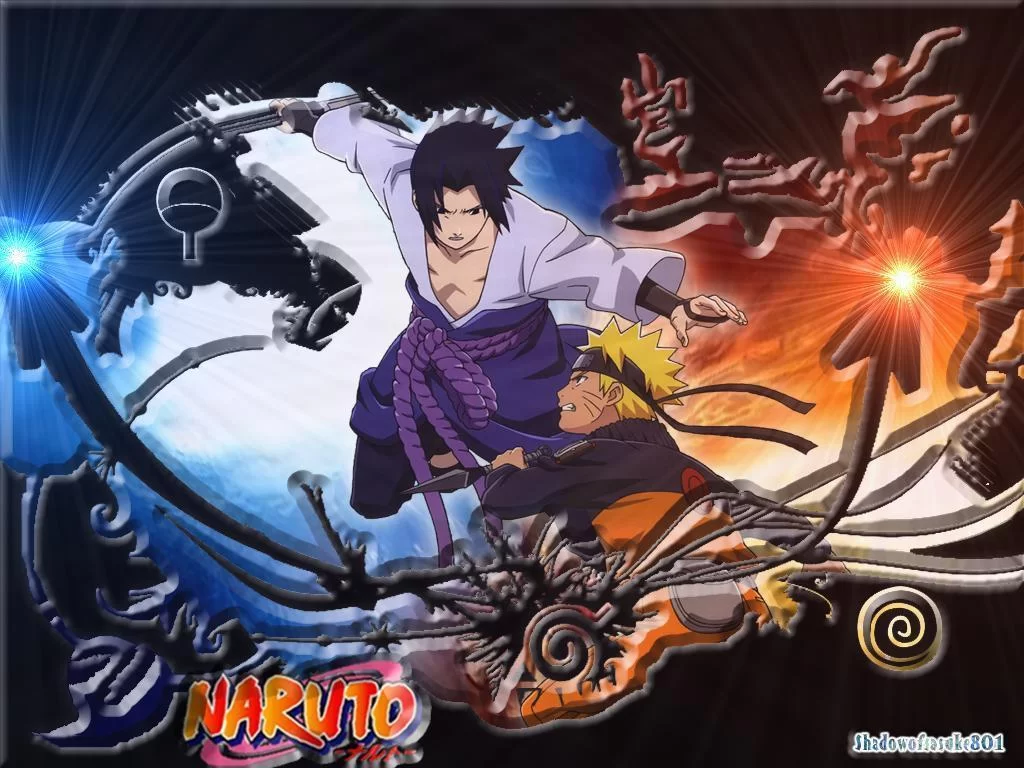 Free Download Naruto Vs Sasuke Anime Wallpaper Page 1268249 (1024 x 768)