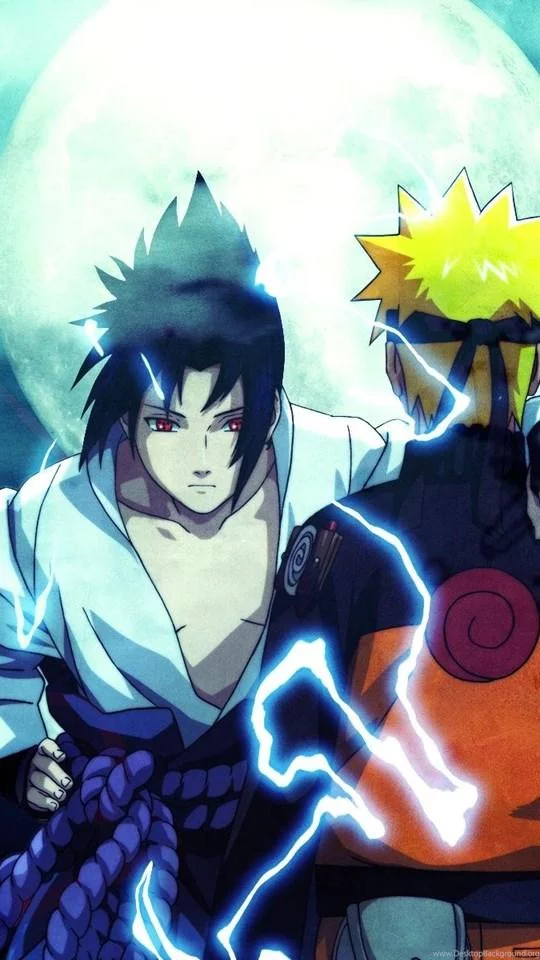 Free Download Naruto Vs Sasuke Cell Phone Wallpaper Page 1268306 (540 x 960)