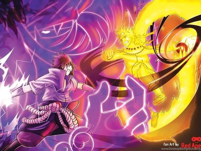 Free Download Naruto Vs Sasuke Dual Monitor Wallpaper 2560x1024 Page 1270701 (800 x 600)