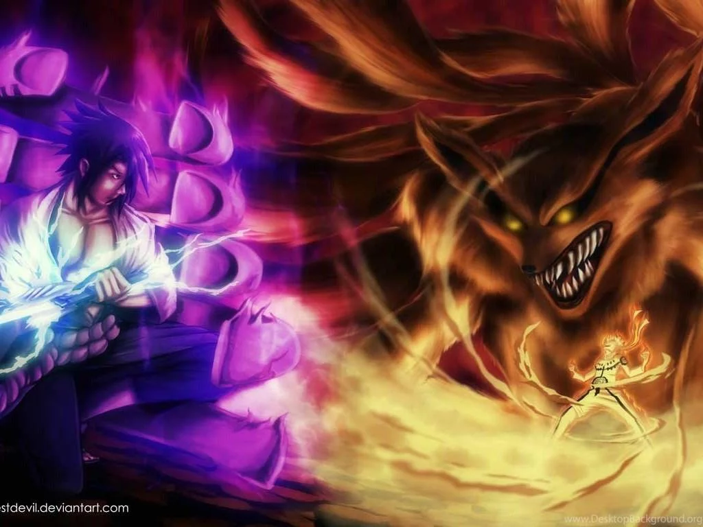 Free Download Naruto Vs Sasuke Dual Monitor Wallpaper 3840x1080 Page 1270756 (1024 x 768)