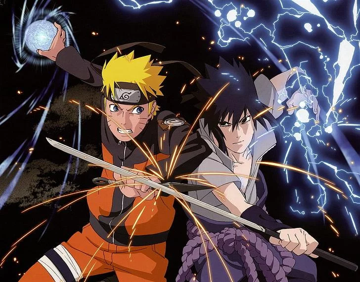 Free Download Naruto Vs Sasuke Dual Monitor Wallpaper Page 1270778 (728 x 569)