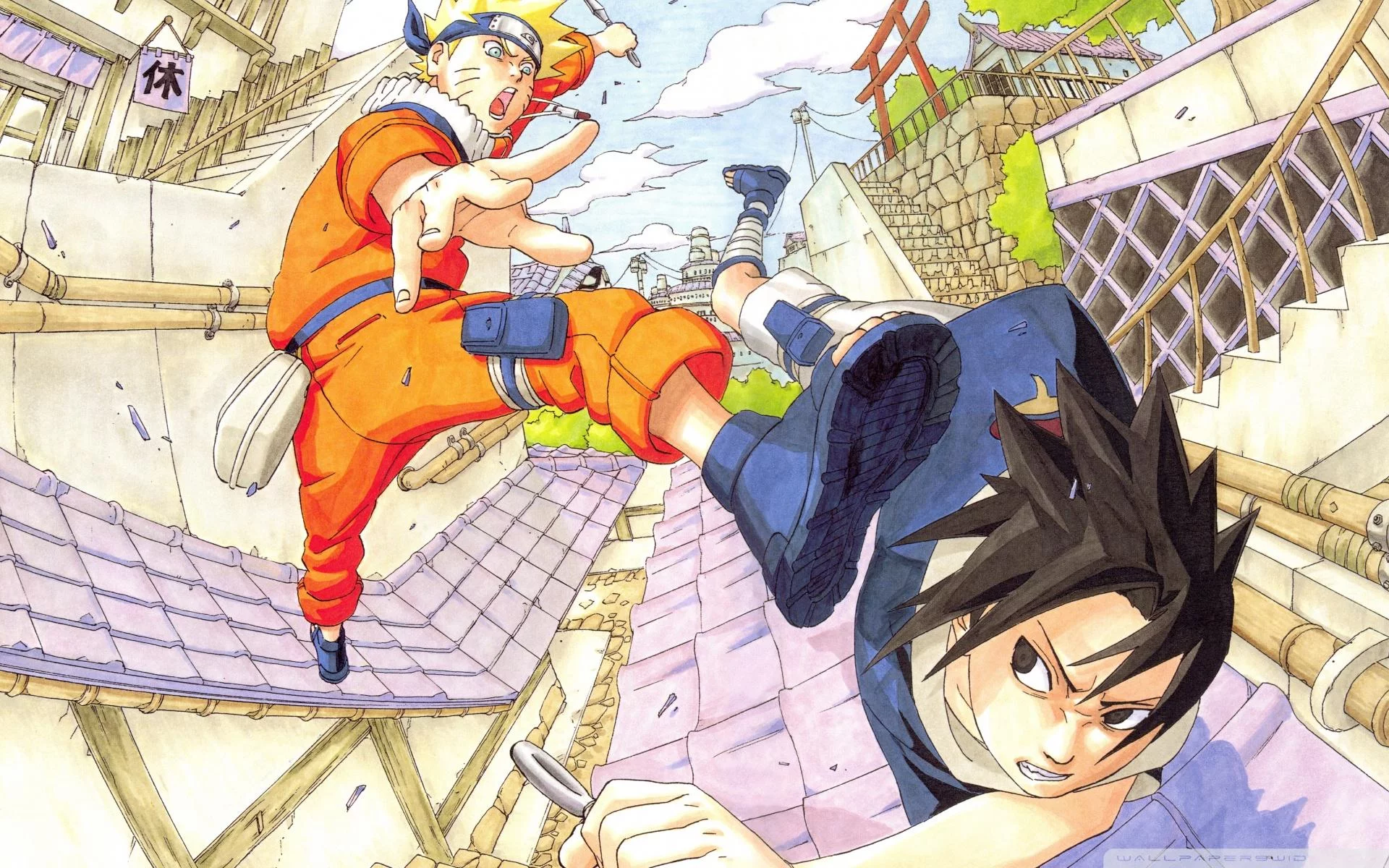Free Download Naruto Vs Sasuke Final Battle Wallpaper Page 1270886 (1920 x 1200)