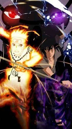 Free Download Naruto Vs Sasuke Hd Mobile Wallpaper Page 1275227 (240 x 427)