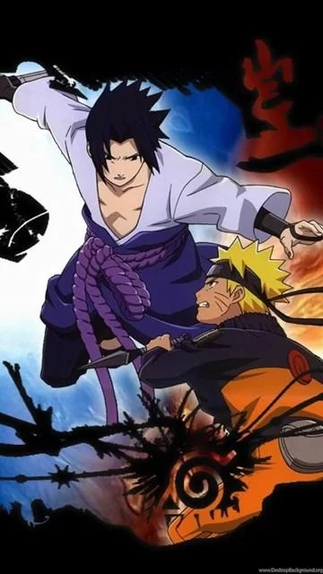 Free Download Naruto Vs Sasuke Iphone Wallpaper Page 1277518 (360 x 640)
