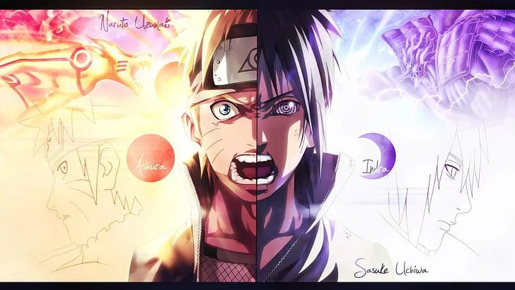 Free Download Naruto Vs Sasuke Wallpaper Free Download Page 1287459 (728 x 410)