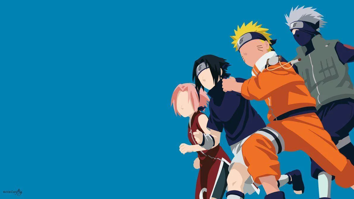 Free Download Naruto Team 7 Vertical Wallpaper Page 130130 (1191 x 670)